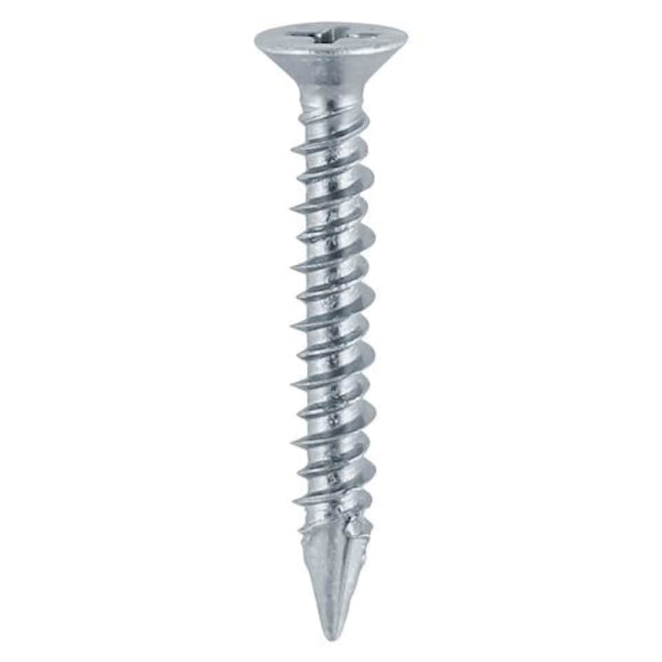 image 1 of Timco - Window Fabrication Screws - Countersunk - PH - High-Low Thread - Slash Point - Zinc (Size 4.3 x 40 - 1000 Pieces)