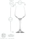 image 3 of LAV 18pc Lal Stemware Set - Clear Clear