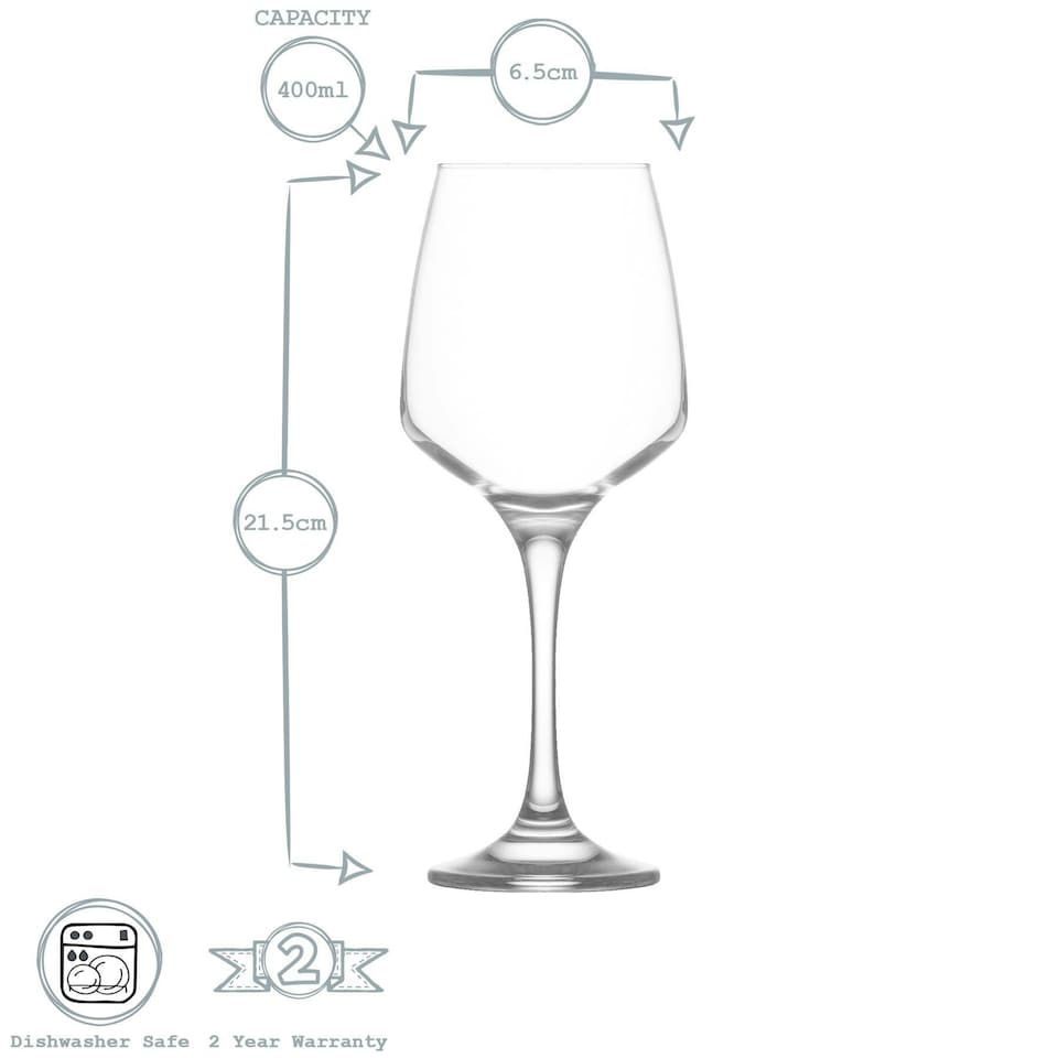 image 1 of LAV 18pc Lal Stemware Set - Clear Clear
