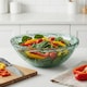 image 2 of Large Glass Fruit Bowl 29cm
