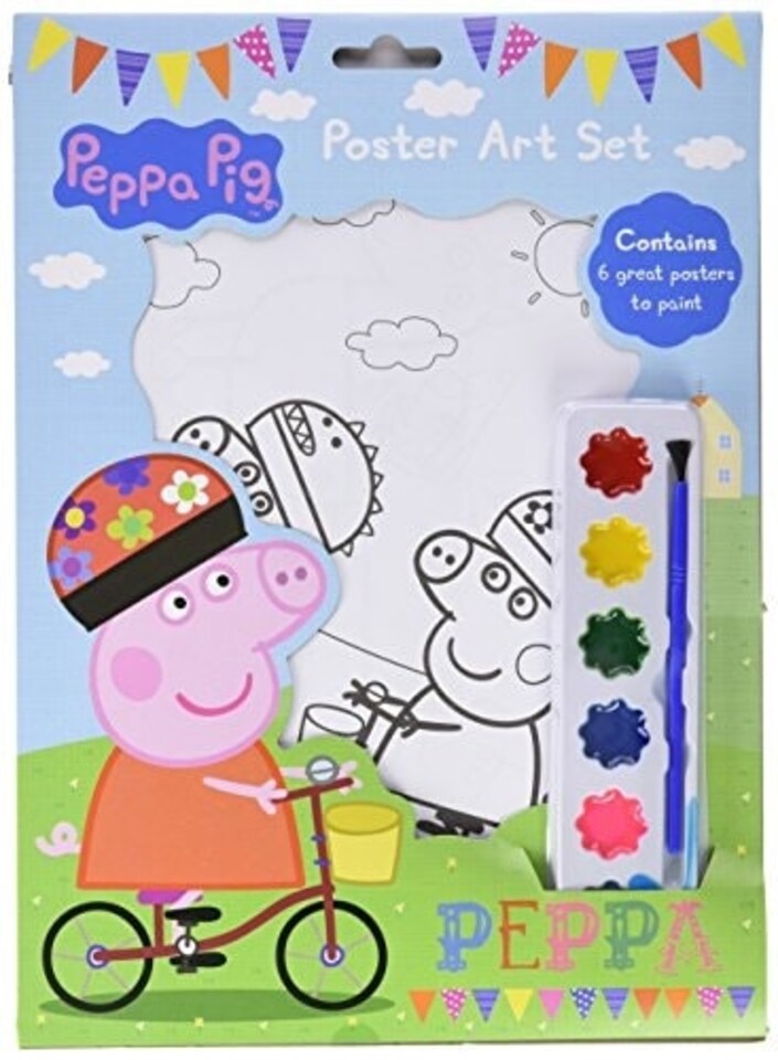 image 1 of Peppa Pig Poster Art Set