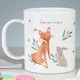 image 5 of Personalised Woodland Animals Mug White