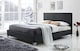 image 2 of 4ft6 Double Dark Grey Quilted Fabric,Upholstered,Bed Frame,Bedstead,Padded,Linen | Grey | Double
