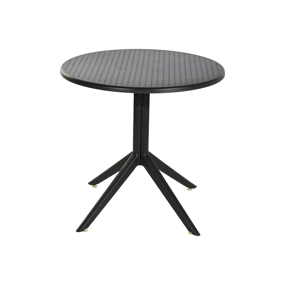 image 1 of Dining Table Home ESPRIT Black Metal polypropylene 80 x 80 x 75 cm N/A