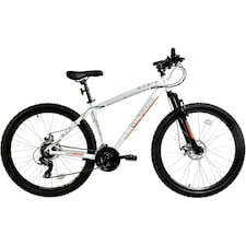 Basis El Toro Hardtail Mountain Bike 27.5In Wheel 17in Frame - White/Red