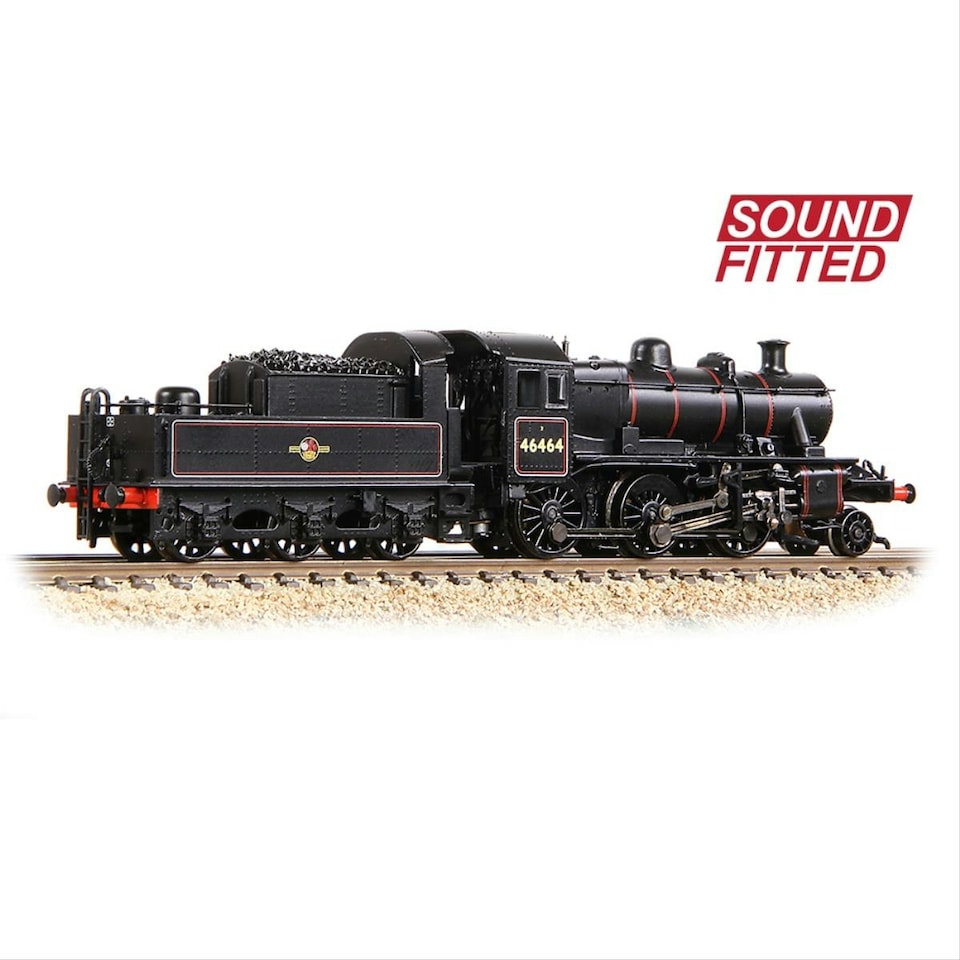 image 1 of Graham Farish 2MT 46464 BR Late Lined Black (DCC-Sound)