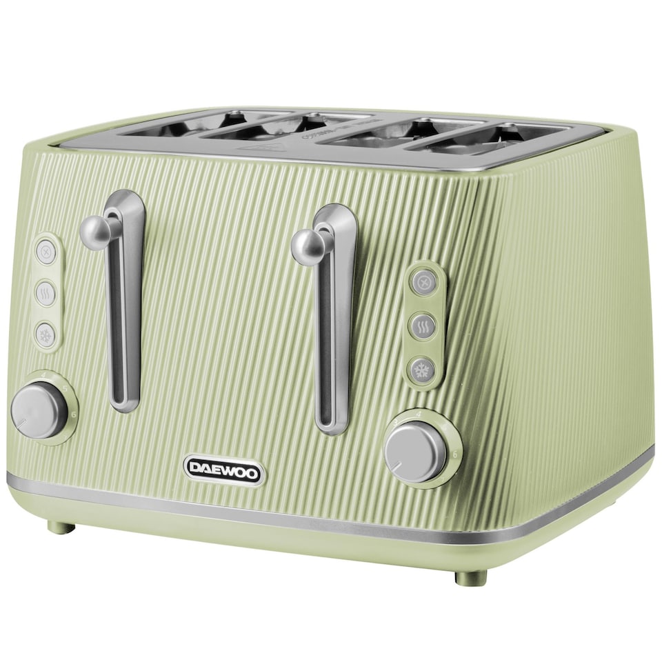 image 1 of Daewoo Cascade Matching Kettle and 4 Slice Toaster Set 1.7L 3KW