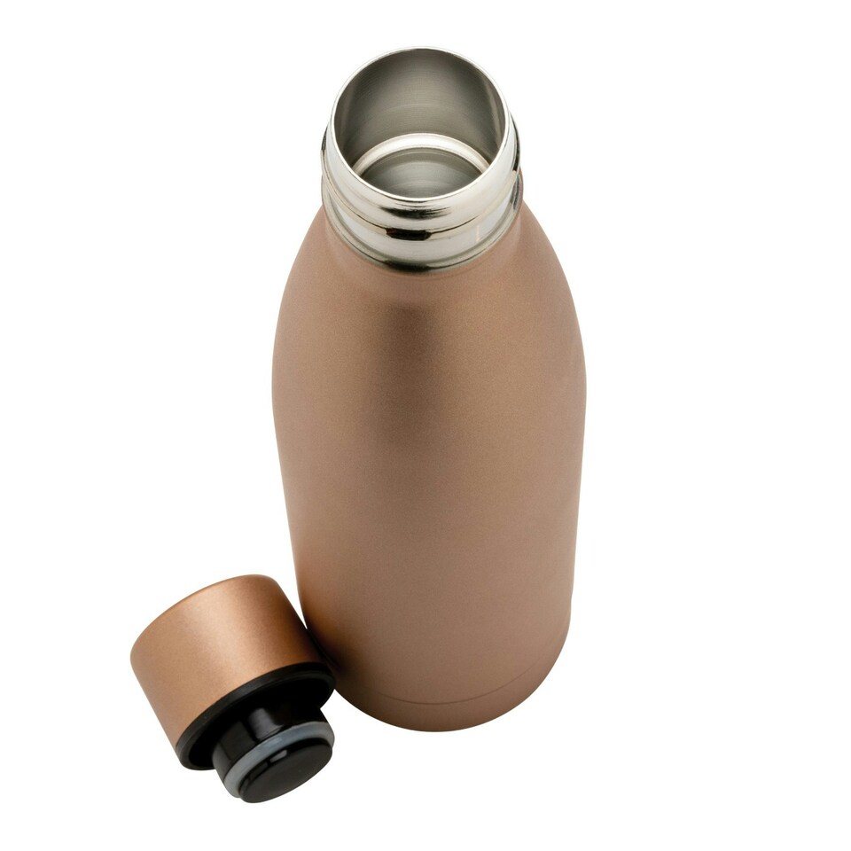 image 1 of XD Collection Recycled Stainless Steel 500ml Thermal Flask - Golden - One Size Yellow | One Size