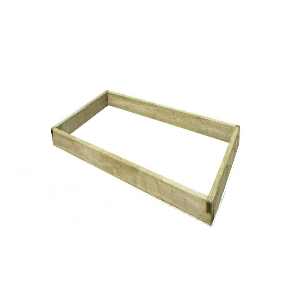 image 1 of Forest Garden Caledonian Wooden Large Raised Bed - 90 x 180cm