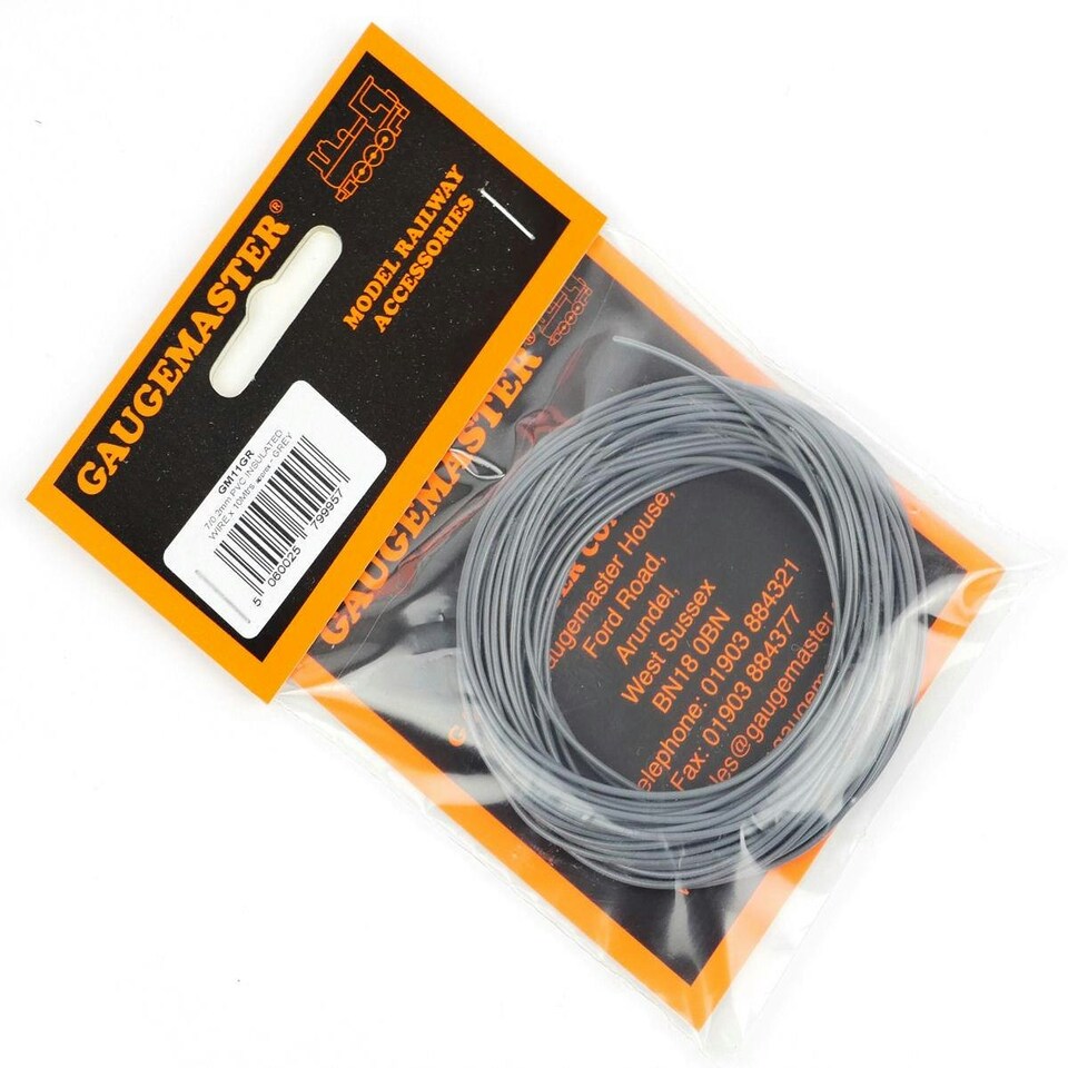 image 1 of Gaugemaster Electric Grey Wire (7 x 0.2mm) 10m