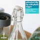 image 3 of Argon Tableware Glass Bottles with Swing Top - 520ml - Pack of 6 | Clear | Clear | One Size