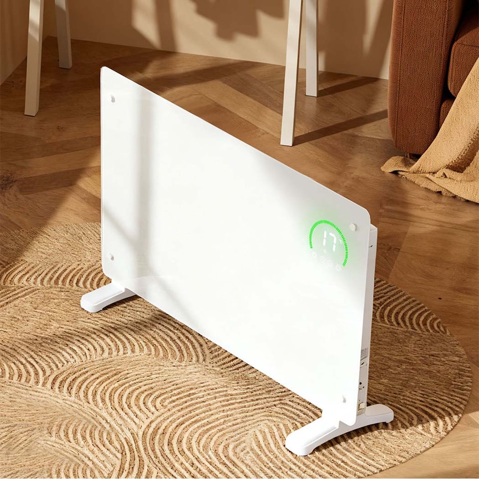 image 1 of Spector Electric Radiator 2000W Panel Heater Wall Mounted Freestanding White