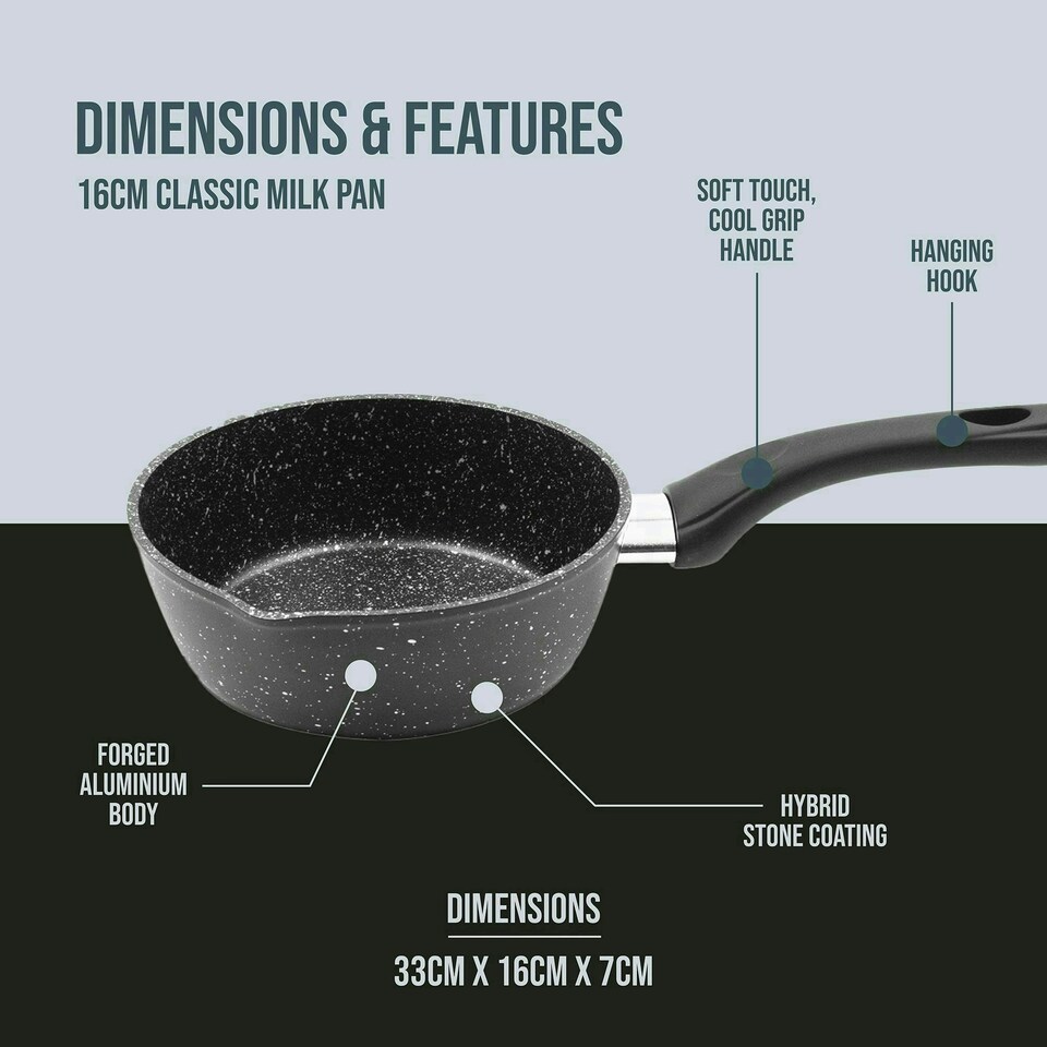 image 1 of Blackmoor 66120 Classic 16cm Milk Pan