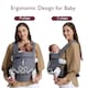 image 4 of Momcozy Baby Carrier 3M Cotton-Grey
