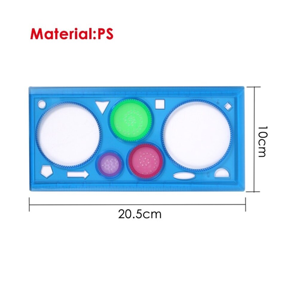 image 1 of Spirograph Drawing Ruler