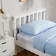 image 4 of Single Pine Solid Wood Bed 3ft White Low End Slatted Base Furniture Headboard
