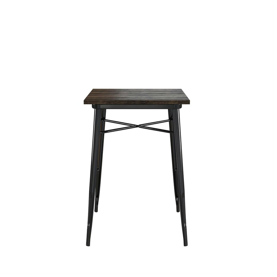image 1 of Fusion Square Dining Table in Black Black | Black