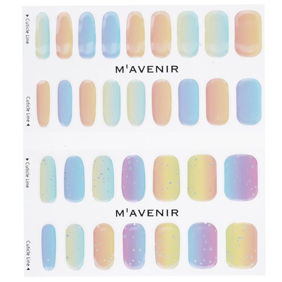 image 1 of Nail Sticker (assorted Colour) - # Pastelation Nail - 32pcs Multi