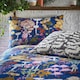 image 3 of furn. Amanita Abstract Mushroom Double Duvet Cover Set