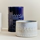 image 5 of Interiors by Premier Small Ceramic Planter with Embossed Pattern and Tribal Design, Modern Indoor Planter for Living Room Green
