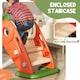 image 6 of AIYAPLAY 3 in 1 Kids Slide, Carrot-themed Foldable Indoor Slide for 1-3 Years