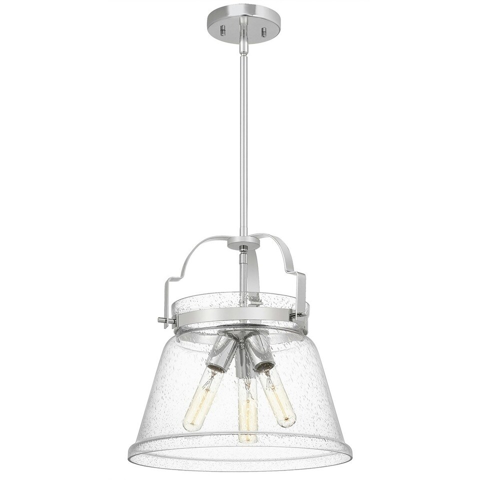 image 1 of Quoizel Wimberley Dome Pendant Ceiling Light Polished Chrome