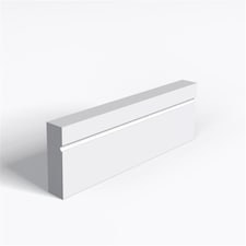 Pack of 10 (Total 10 Units) - Moisture Resistant MDF Primed 1 Drip Architrave & Rebate - 18mm (T) x 69mm (H) x 4200mm (L)