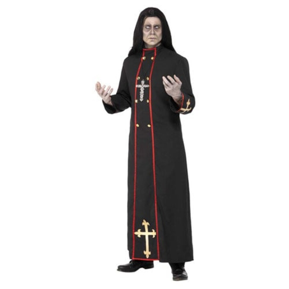 image 1 of Minister of Death Black Fancy Dress Costume Unisex Adult Large