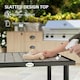 image 5 of Outsunny Garden Table for 4 Person with 5.4cm Parasol Hole 