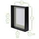 image 4 of Nicola Spring 8 x 10" Deep Photo Frames - Black/Black Mount - 3D Deep Box Picture Frame Display Case (27.5 x 22.5cm) x2