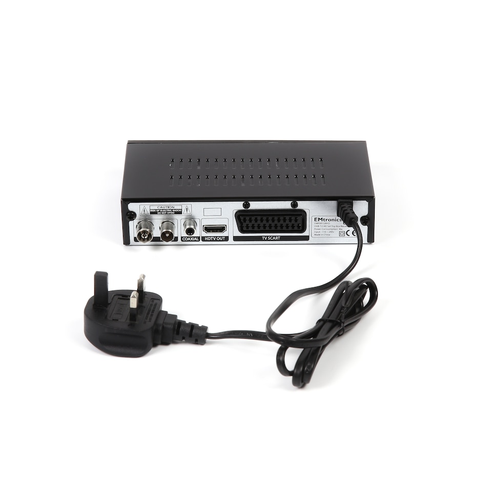 image 1 of EMtronics 128GB Freeview Box Set-Top Digibox Recorder - Black