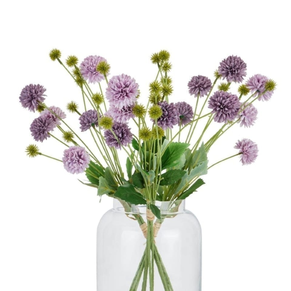 image 1 of Chrysanthemum Bouquet - Plastic - H60 cm - Purple