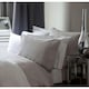 image 2 of Belledorm Premium Blend 500 Thread Count Fitted Sheet - White - Double
