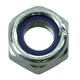image 2 of M8 x 1.25mm Nyloc Nut Fastener Hexagonal Metric Nuts Grade 8 Zinc Plated 100pk