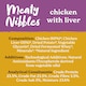 image 6 of Meaty Nibbles Chicken & Liver Dog Treats (4x70g)