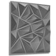 image 10 of NOVECRAFTO Diamond Effect 3D Wall Panels – 6 Sheets Covering 1.5 sqm (16.15 sqft) – Matte Interior PVC Cladding Tiles – 19.6"x19.6" Diamond Design Matt White