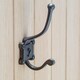 image 6 of Hammer & Tongs Number 2 Double Wall Hook - W50mm x H115mm - Raw