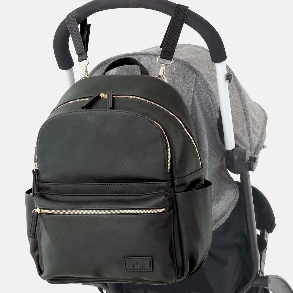 image 1 of Allis Lux Baby Changing Backpack - Black