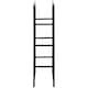 image 8 of HOMCOM 100cm Metal Firewood Log Holder Rack Elevated, Base Side Rails