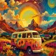 image 3 of Take a Hippy "Trip" 1000 Piece Jigsaw Puzzle