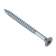 Forgefix General Purpose Screws, Pozi, Csk, Zp - Multi Colour - 1/2 x 8