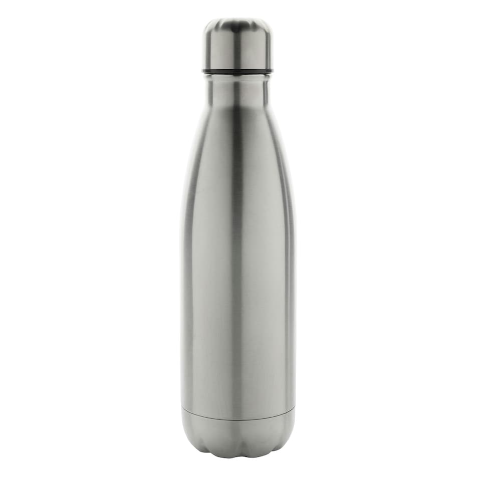 image 1 of XD Collection Eureka Recycled Stainless Steel 500ml Water Bottle - Silver - One Size | Silver | One Size