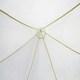 image 4 of Harlington Deluxe Steel Frame Gazebo With Roof Canopy In Sand