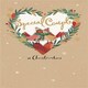 image 2 of Robins in Love Heart Wreath with Embellishments Special Couple Christmas Card