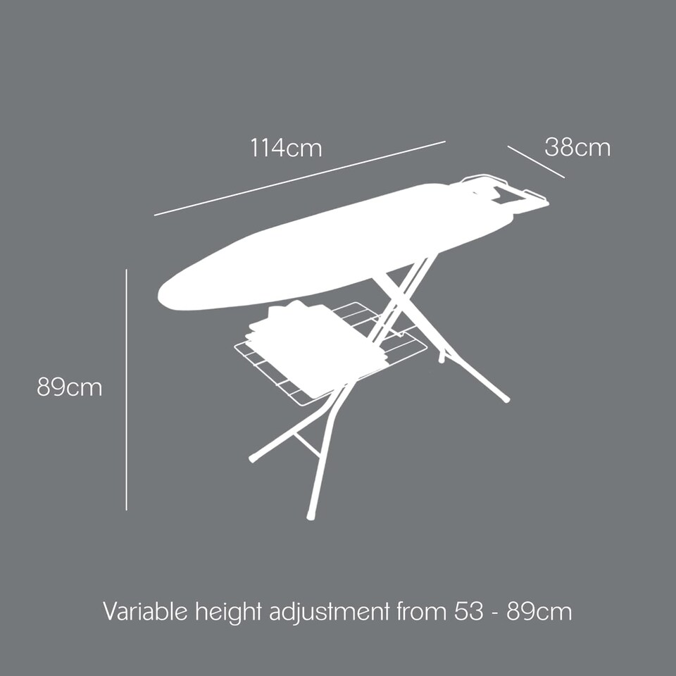image 1 of Metaltex Antares Ironing Board - Zig-Zag