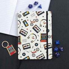 Retro 80s Print A5 Notebook