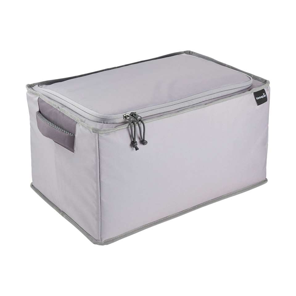 image 1 of Keeeper Foldable Shopping Organiser Bag 40 Litre - Grey Grey
