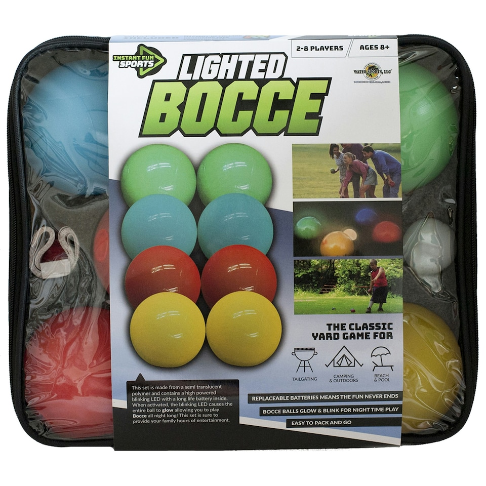 image 1 of Water Sports Lighted Bocce Ball Set