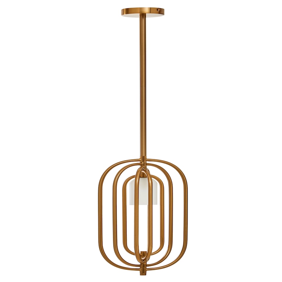 image 1 of Interiors by Premier Frosted Glass Pendant Light