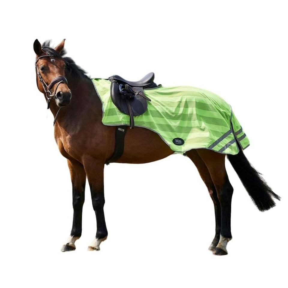 Firefoot Reflective Horse Exercise Sheet - Yellow - Cob